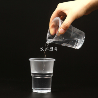 Wholesale Disposable Cup Plastic Cup 1000 PCs Transparent Cup Cup Thickened Drink Cup Water Cup Teacup Full Box