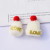 Wool Knitted Christmas Hat Korean Mini Small Hat Christmas Toy Decoration Pompons Ornament Accessories