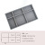 Jewelry Plate Ornaments Display Tray Gray Flannel Stud Earrings Earring Ring Drawer Jewelry Storage Box