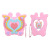 Cartoon Balala The Fairies Makeup Mirror Pink Black Magic Fairy Girl Student Portable Mini Mirror