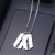 Youngho Lee Same Style Personalized Blade Men's Necklace Fashionmonger Simple Long Sweater Chain Men's Pendant Personalized Hip Hop Pendant