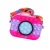Camera Silicone Bag Coin Purse Female Creative Mini Silicone Zipper Earphone Bag Candy Color Wrist Strap Key Case