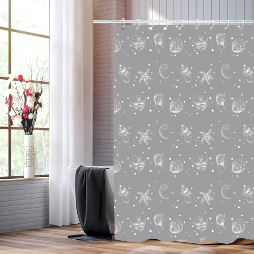 PVC Bag PE Shower Curtain Curtain