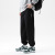 Winter Fleece-Lined Thick Track Pants Men's Trendy Loose Tappered Sweatpants Trendy Brand Harem Pants Warm Casual Pants All-Matching