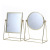 Single Vanity Mirror Gold Square Mirror round Mirror Makeup Mirror Desktop Princess Mirror Factory Direct Supply