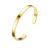 Creative Style Titanium Steel Bracelet C- Shaped Open-Ended Bracelet Glossy Can Carve Writing 316 Stainless Ornament