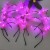 New Luminous Antler Hairband-Christmas Feather Antler Luminous Headband Concert Scenic Spot Glowing Headdress