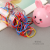 Cartoon Cute Little Mouse Bottled Disposable Rubber Band Children's Hair Accessories Do Not Hurt Hair Strong Pull Constantly High Elastic Hair Ring