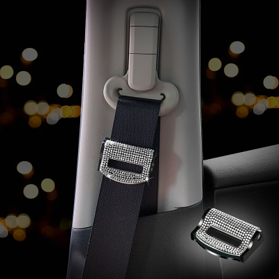 Car Seat Belt Clip Hot Drilling Diamond Safety Belt Buckle