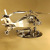 New Handmade Stainless Steel Manufacturing I Metal Crafts SMG Wu Ten Helicopter Model Office Car Ornaments