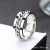 Stainless Steel Ring Europe and America Cross Border Men's Cold Chain Rotating Ring Men's Trendy Small Open Beer Titanium Steel Ring