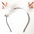 New Luminous Antler Hairband-Christmas Feather Antler Luminous Headband Concert Scenic Spot Glowing Headdress