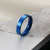 Stainless Steel Ring Men's Niche Non-Fading Trendy Gold-Plated Cold Ring 4mm Wide Glossy Titanium Steel Ring Women