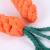 Pet Cotton Rope Toy Wholesale Woven Carrot Puppy Dog Molar Rod Puppy Woven Stuffy Bite-Resistant Pet Supplies