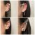 Cross-Border Gothic Earrings Retro Fairy Wings Ear Clip Female Dark Style Punk Devil Ear Clip Ear Hook Earrings