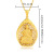 Xuping Jewelry Plated 24K Gold Patron Saint Pendant Necklace Pendant Maitreya Buddha Guanyin National Fashion Buddha Head Pendant