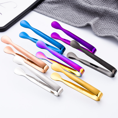 304 Stainless Steel Cube Sugar Tong Small Ice Clip Spot Thickened Ice Cube Ice Bucket Clip Ice Pliers