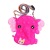 Elephant Silicone Bag Coin Purse Female Creative Mini Silicone Zipper Earphone Bag Candy Color Wrist Strap Key Case