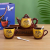 Hotel/Household One Pot 2 Cup Set Ceramic Gift Box Set Teapot Coffee Pot