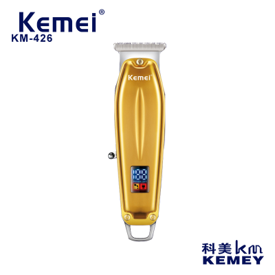 Kemei Electric Trim-426 Cross-Border New Arrival Metal Body LED LCD Digital Display Oil Head Trim Hair Clipper