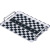 Nordic Plastic Light Luxury Tray Black and White Chessboard Grid Cup Plate Beauty Salon Storage Hotel Household British Fruit Plate