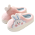Thick-Soled Cotton Slippers Female Household Cute Rabbit Plush Comfortable Thermal Soft Soled Couple Slippers Male