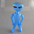 In Stock Wholesale PVC Inflatable Alien Toy Halloween Bar Decorations Inflatable Alien