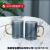Yushengtang Glass Borosilicate Glass Kettle Heat-Resistant Glass Pot Smoky Gray Fresh Glass Pot