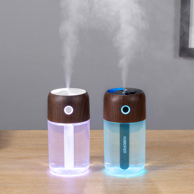 Wood Grain Colored Light Humidifier Moisturizing Instrument Sprayer