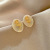 Sterling Silver Needle Niche Flower Earrings Female Unique Design Rose Earrings Light Luxury Temperament All-Match Ear Jewelry