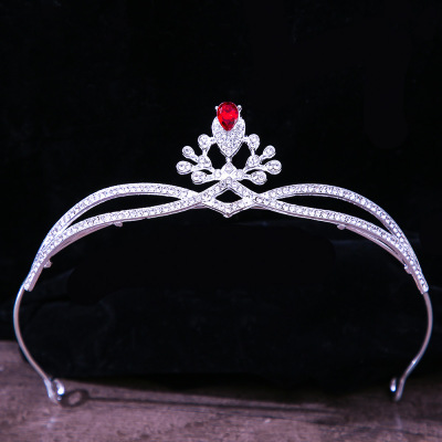 Korean Style Simple Fashion Liu Yifei Same Style Wedding Hair Accessories Bridal Crown Birthday Ball Show Headdress Accessories