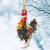 Cross-Border New Acrylic Rooster Deer Horse Flamingo Lion Pendant Holiday Decoration Christmas Decorations