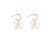 Simple Graceful Bow Earrings Female Online Influencer High Profile Retro Earrings Unique Design All-Match Earrings