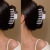 Korean Internet Influencer Hair Clip Back Head Grip Shark Clip Hairpin Small Size Hair Claws Elegant Graceful Hair Clip Headdress