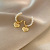 Niche Design All-Match Love Heart Earrings Female Online Influencer Temperament Entry Lux Earrings Personalized Creative Pearl Earrings Wholesale