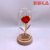 Factory Direct Sales Colorful Rose LED Light Glass Cover Ornaments 520 Valentine's Day Christmas Holiday Gift