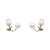 Style Flower Earrings Minority Simple Personality Silver Stud Earrings Design Earrings Temperament Wholesale Fashion