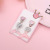 Ear Clip Ocean Style Gradient Color Cute Cartoon Princess Children's Baby Earrings Versatile Non-Pierced Earrings