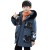Children's Boys Winter Clothing down Cotton New Boy Jacket Children and Teens Cotton-Padded Jacket Mid-Length Children's Thickened Cotton-Padded Coat