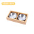 Creative Hot Pot Jiugongge Tableware Hot Pot Restaurant Roast Meat Shop Side Dish Special Bamboo Wood Compartment Tray Snack Plate