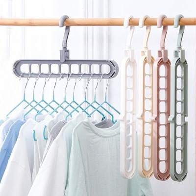 Clothes Hanger Horizontal and Vertical Dual-Use Non-Slip Hanging Clothes Rack Student Dormitory Storage Clothes Hanger