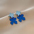 Ins Trendy Earrings Internet Popular Summer New Flower Earrings for Women Personalized and Mori Fresh Ear Jewelry