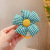 Colorful Flower Style Hair Band Winter Little Girl Does Not Hurt Hair Elastic Hairtie Rubber Band Headdress Hair Ring