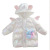 Girls Padded Cotton Clothes Winter Clothing Coat Children's Western Style down Cotton-Padded Jacket Little Girl Baby Fleece-Lined Thickened New Cotton-Padded Jacket Tide