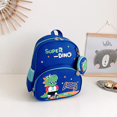 Wholesale Cartoon Cartoon Children's Schoolbag Girls 2022 New Boys Kindergarten Backpack Large Capacity Backpack