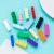 Creative Building Blocks Rainbow Keychain Accessories Lego Handmade Finish Gift Keychain Handbag Pendant Sweater Chain Hanging