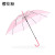 Logo Student Children Advertising Umbrella Long Handle Straight Rod Environmental Protection Transparent Umbrella