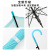 Logo Student Children Advertising Umbrella Long Handle Straight Rod Environmental Protection Transparent Umbrella