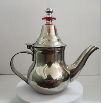 Red Top Moroccan Pot Arabic Teapot