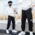 Children's Clothing Boys' Spring and Autumn Overalls 2022 Summer Medium and Small Children's Western Style Pure Cotton Baby Single Pants